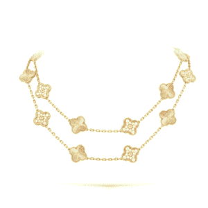 Vintage Alhambra long necklace, 20 motifs