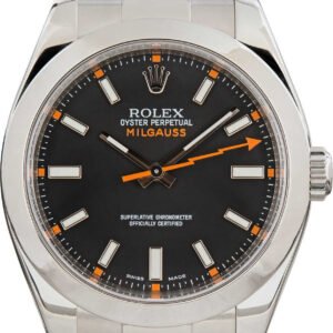 Rolex Milgauss 116400 – 40mm Stainless Steel – Black Dial