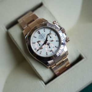 Alternative view of Rolex Daytona 116505 – Everose Gold Ivory Dial Chronograph