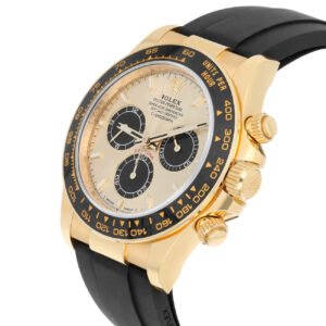 Alternative view of Rolex Daytona 126518LN “Pikachu Dial” Yellow Gold Oysterflex 40mm