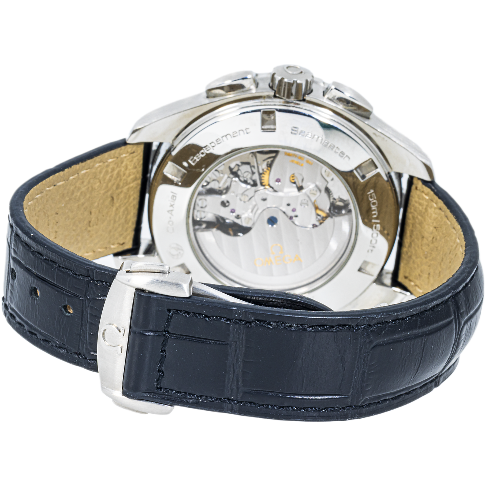 Omega Seamaster Planet Ocean 600M Chronograph White Dial Black Leather Strap – Ref. 231.13.44.45.04.001 - Image 3