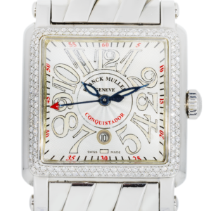 Alternative view of Franck Muller Conquistador Cortez 10000 L Automatic with Aftermarket Diamond Bezel