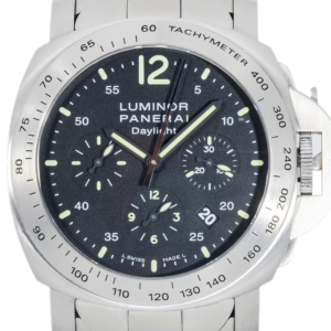 Alternative view of Panerai Luminor Daylight PAM00236 – 44 mm Stainless Steel Chronograph