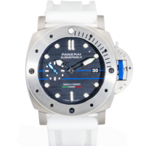 Alternative view of Panerai Submersible Paltrinieri Edition PAM01162 – 47 mm Titanium Automatic