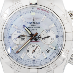 Alternative view of Breitling Chronomat 44 AB0110 – 44mm White Dial Automatic Chronograph