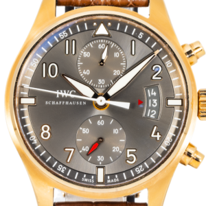 Alternative view of IWC Pilot’s Watch Spitfire Chronograph IW387803 43 mm 18k Rose Gold