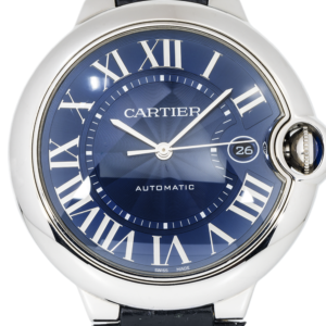 Alternative view of Cartier Ballon Bleu WSBB0025 – 42mm Steel Blue Dial Automatic