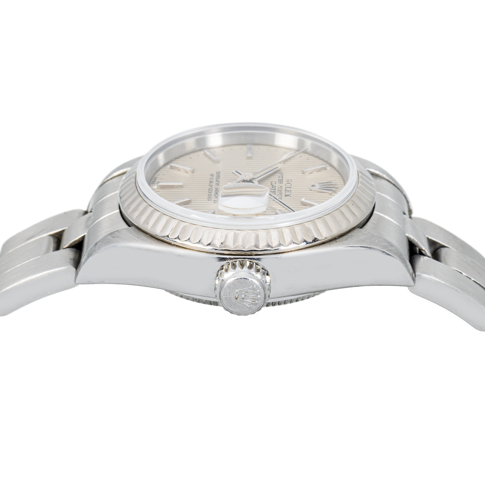 Rolex Datejust 79174 26mm Ivory Tapestry Dial Oyster Bracelet Watch - Image 3