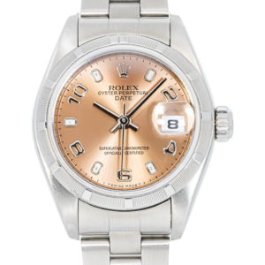 Alternative view of Rolex Oyster Perpetual Date 79170 26mm Pink Arabic Dial