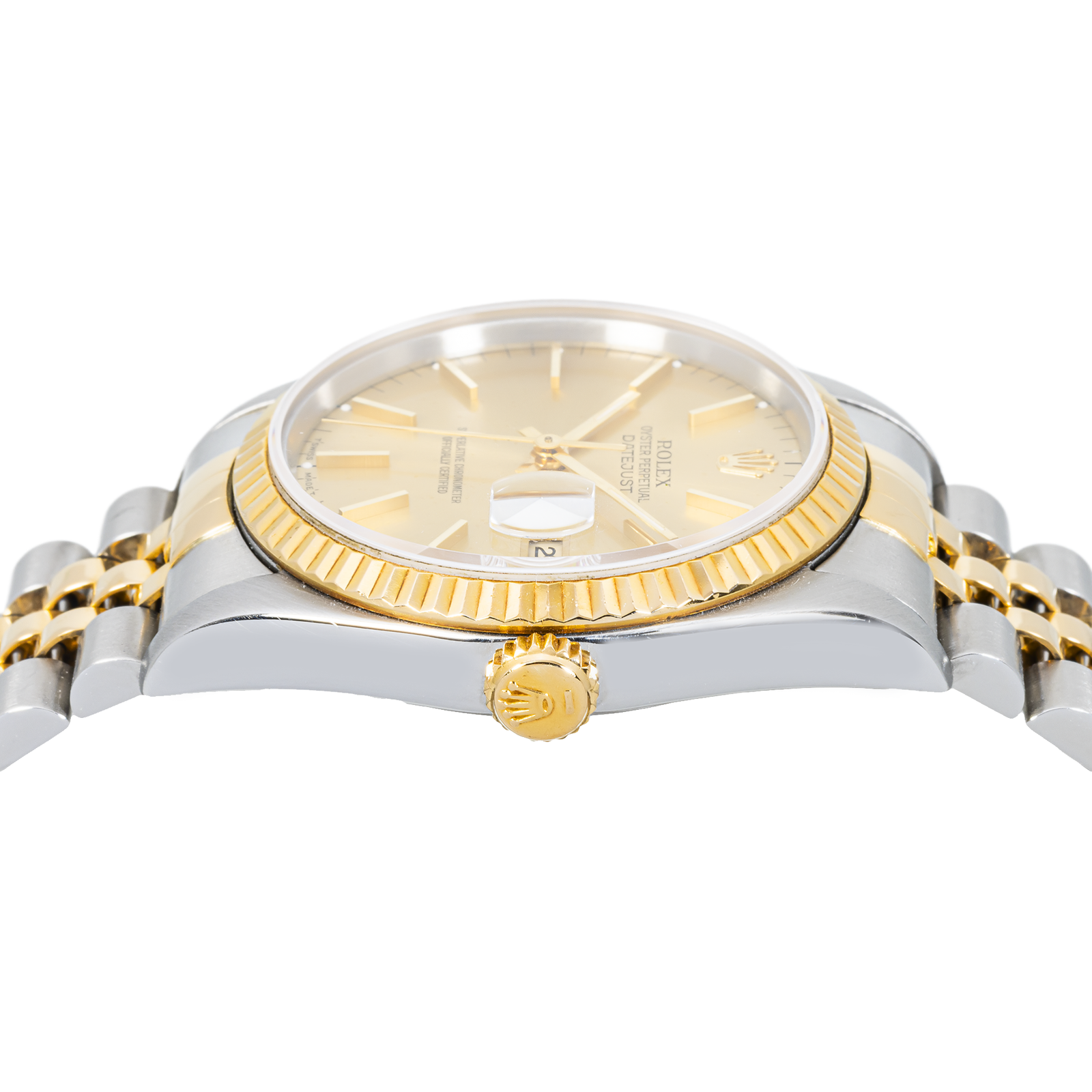 Rolex Datejust 16233 Stainless Steel & 18k Gold – Champagne Dial – 36mm - Image 3