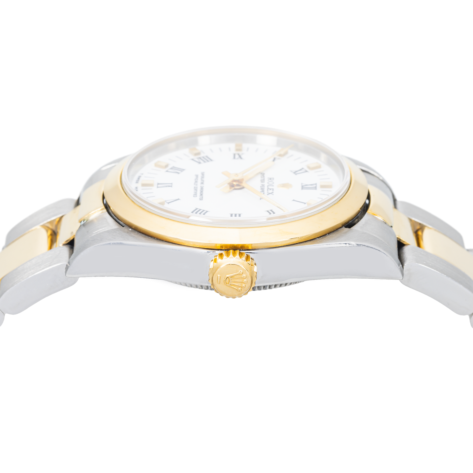 Rolex Datejust 67483 – Two-Tone 26mm – Gold Smooth Bezel – Oyster Bracelet - Image 3