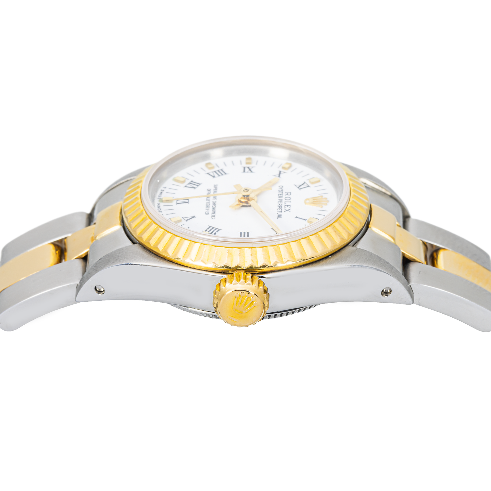 Rolex Datejust 69173 – Two-Tone 26mm – White Roman Dial – Oyster Bracelet - Image 3