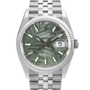 Rolex Datejust 36 126234 -  Olive Green Palm Motif Dial