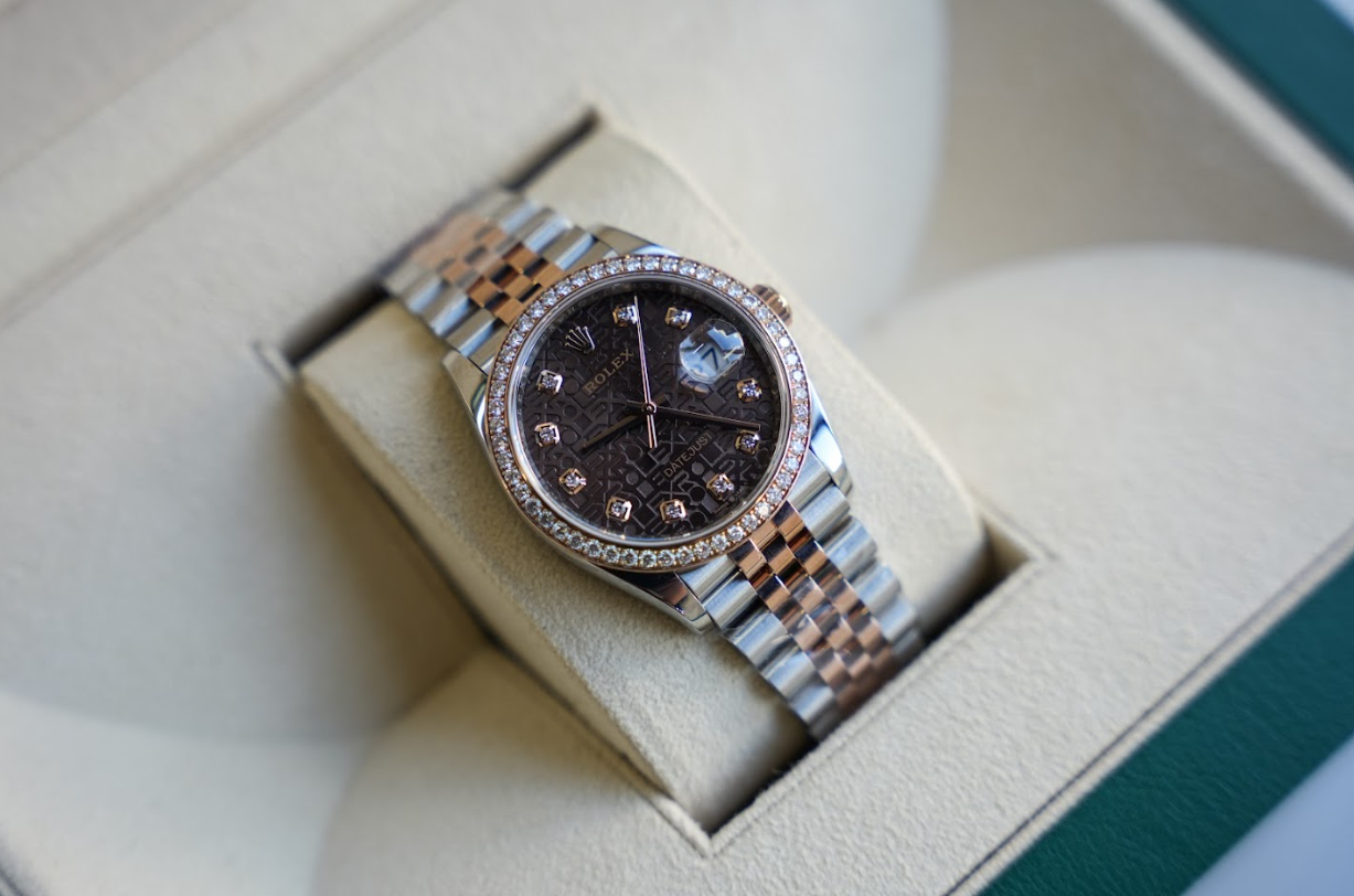 Rolex Datejust 36mm Steel & Everose Gold Chocolate Diamond Dial Jubilee – Ref. 126281 - Image 2