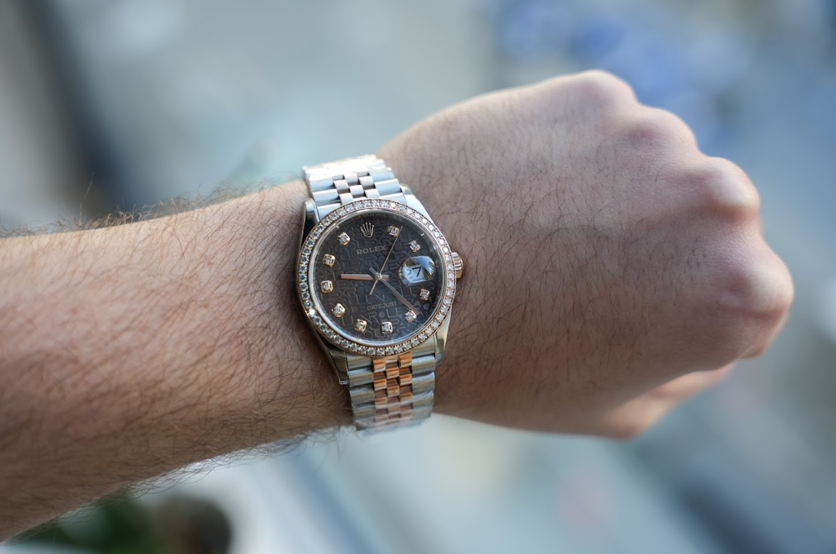 Rolex Datejust 36mm Steel & Everose Gold Chocolate Diamond Dial Jubilee – Ref. 126281 - Image 4