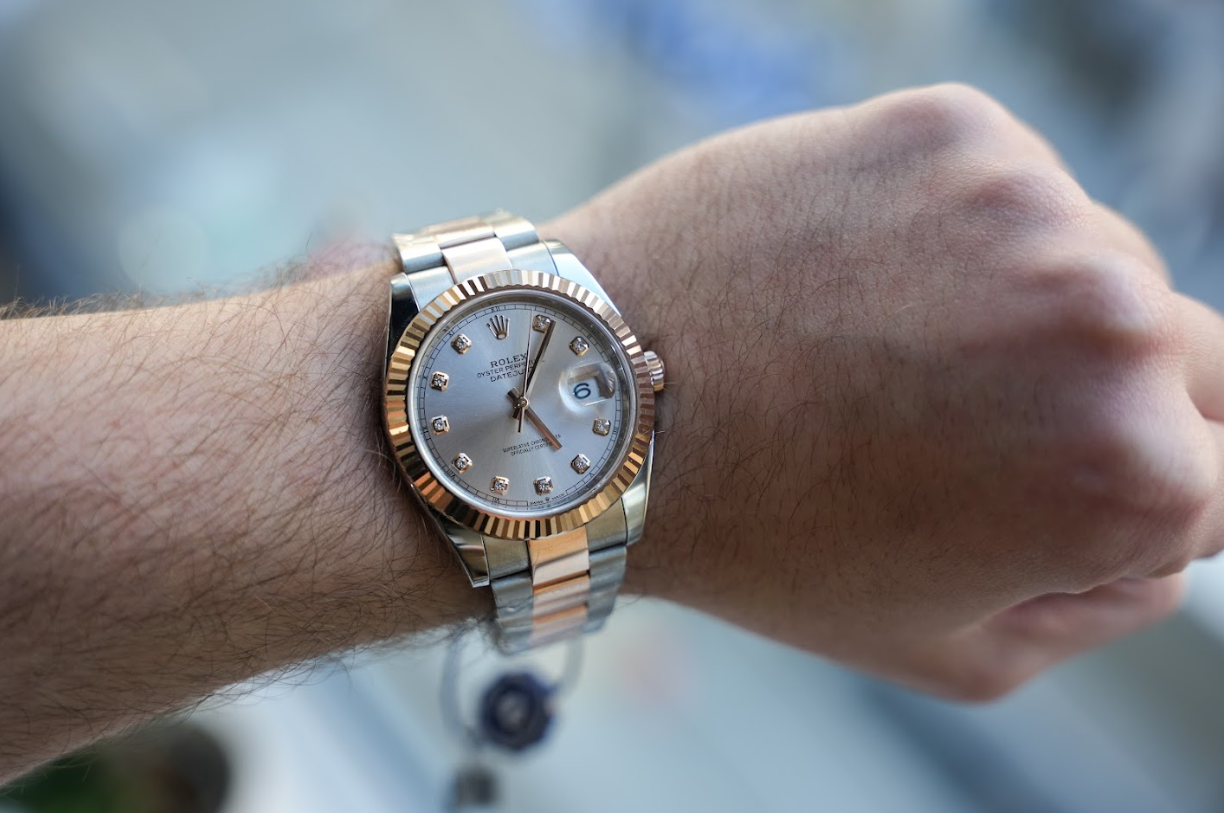 Rolex Datejust 41 Ref. 126331 – Stainless Steel & Everose Gold Sundust Dial Men’s Watch - Image 2