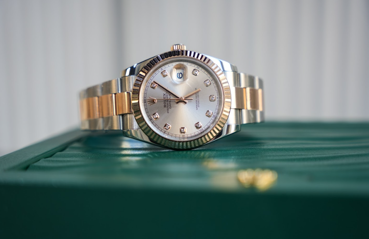 Rolex Datejust 41 Ref. 126331 – Stainless Steel & Everose Gold Sundust Dial Men’s Watch - Image 3