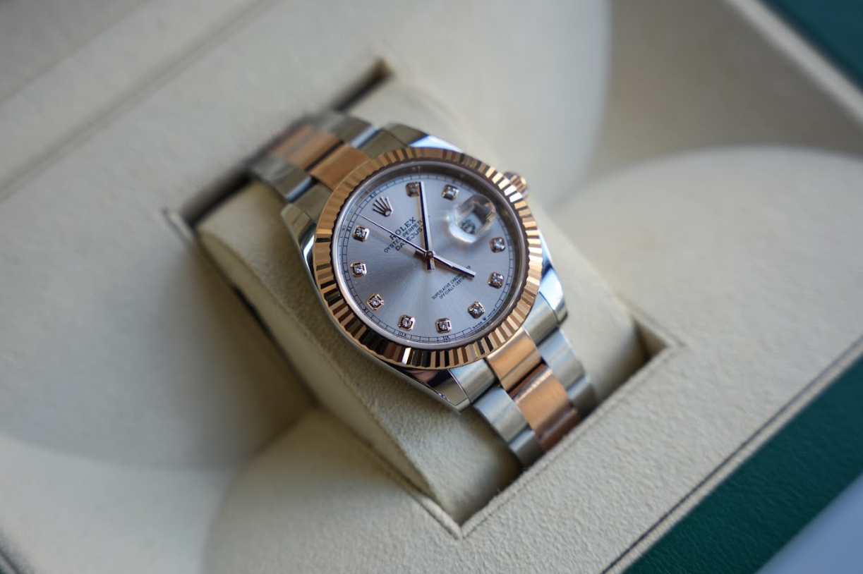 Rolex Datejust 41 Ref. 126331 – Stainless Steel & Everose Gold Sundust Dial Men’s Watch - Image 4
