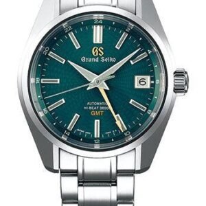 Grand Seiko Heritage Collection Spring Drive SBGJ227 Green Peacock Dial With Stainless Steel Case And Stainless Steel Bracelet