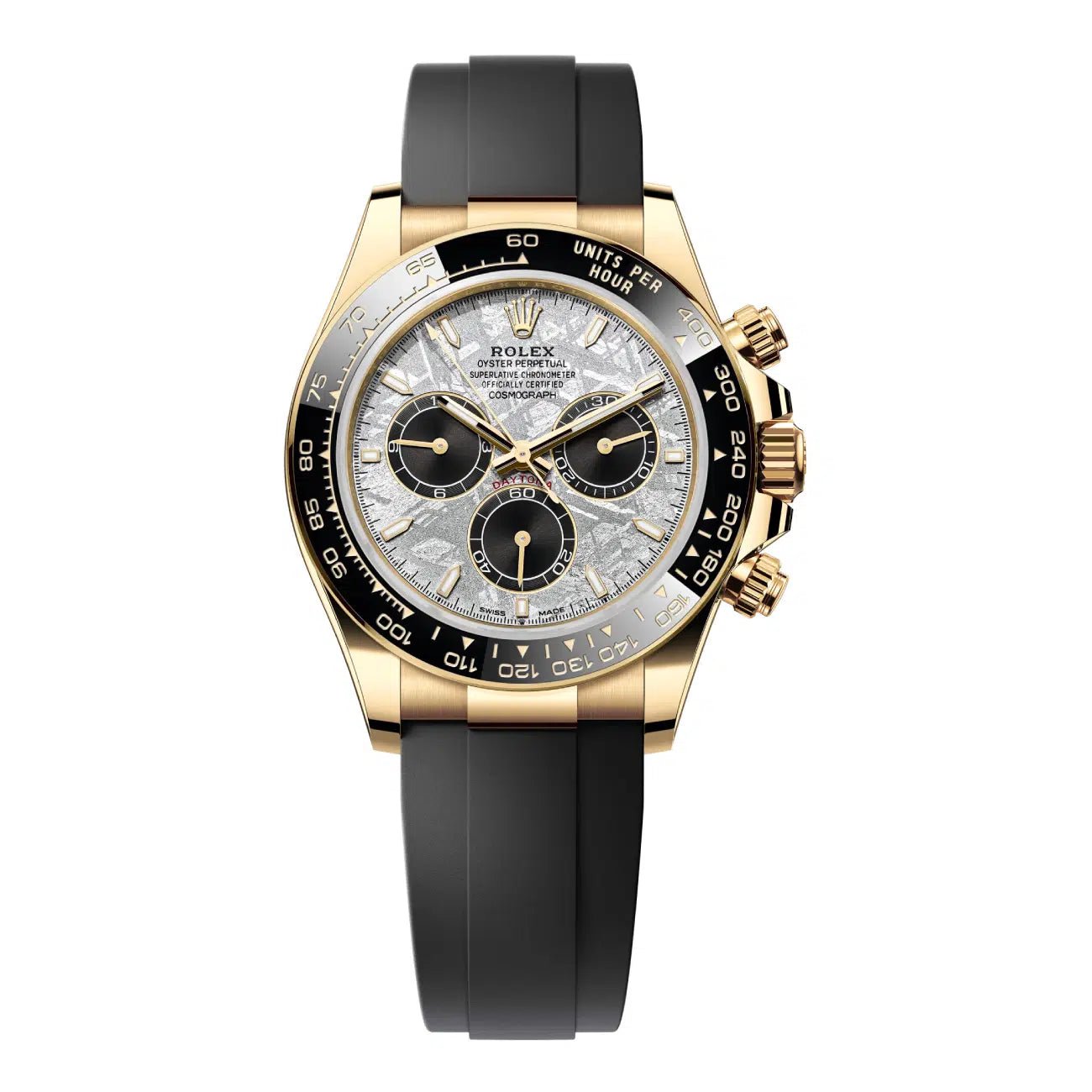 Rolex Daytona 126518LN Meteorite Dial Yellow Gold Oysterflex 40mm